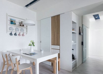 煙臺小戶型裝修案例： 學會擴容收納是大事！